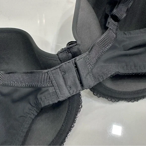 Wacoal 853117 La Femme T-Shirt Elegant Black Lace Trim Bra - Picture 5 of 8